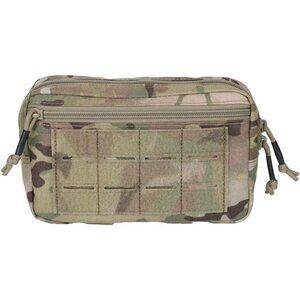 Molle Admin Pouch, EDC Utility Tool Pouch with 1*Tactical Gear Clip and 1*Patch